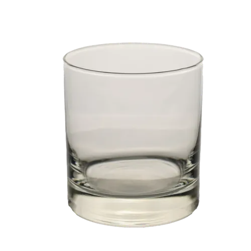 Clear Glass Low Ball Drinking Glass  With Thick Base