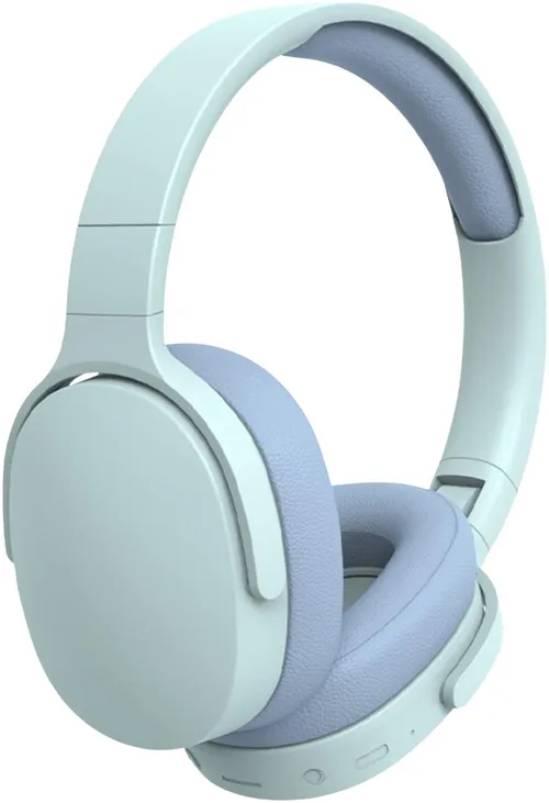 Light Blue Wireless Over Ear Headphones