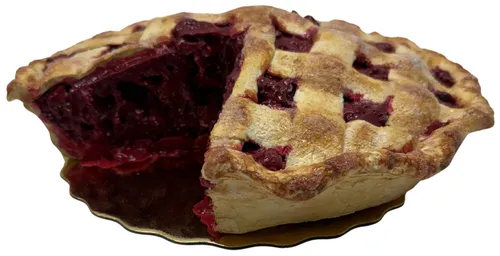 Artificial Mixed Berry Lattice Pie With Missing Slice