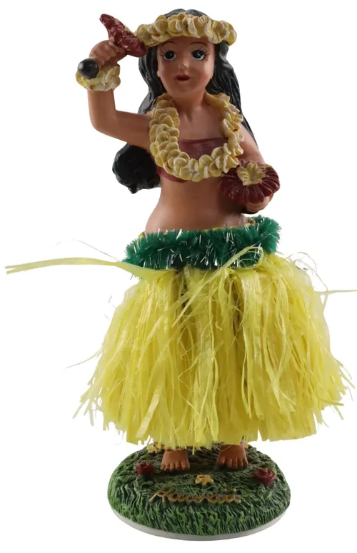 Hula Girl Dashboard Doll