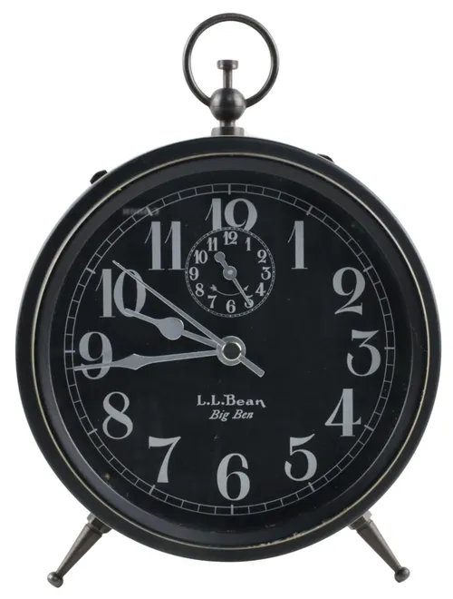 Black Metal Alarm Clock