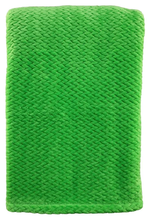 Neon Geen Fleece Throw Blanket