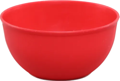 Small Red Plastic Serving Bowl