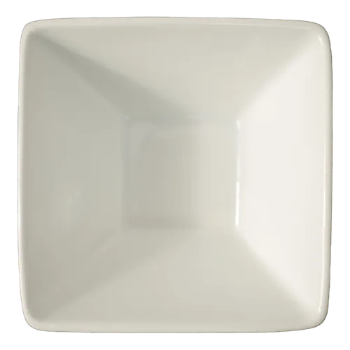 White Ceramic Square Condiment Bowl