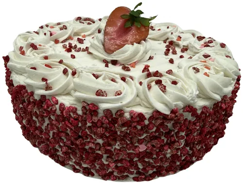 Artificial Strawberry Shortcake Cake