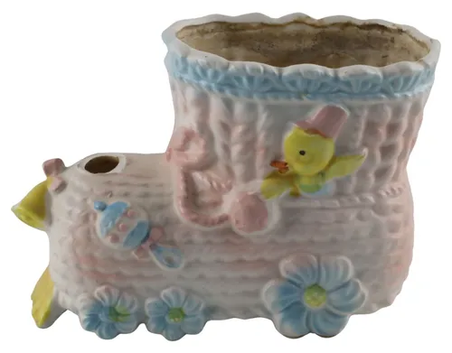 Vintage Baby Bootie Planter