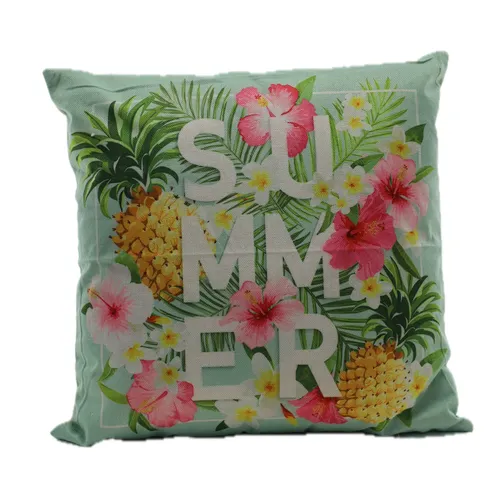 Tropical Summer Throw Pillow