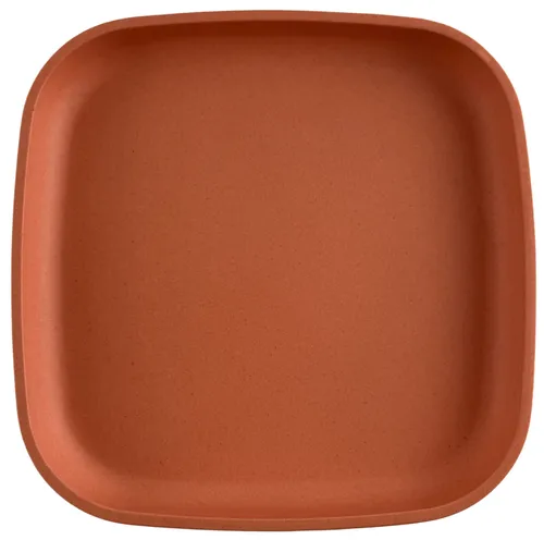 Coral Bamboo Square Plate