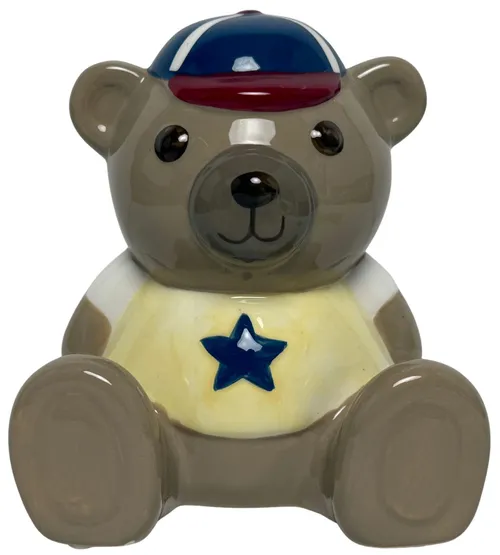 Brown Teddy Bear Ceramic Bank