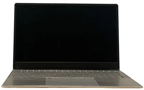 Silver Laptop With Silver Keyboard