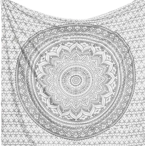 Silver Mandala Wall Hanging