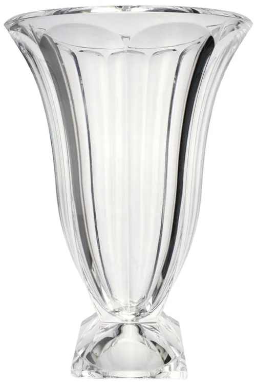 Clear Cut Crystal Vase