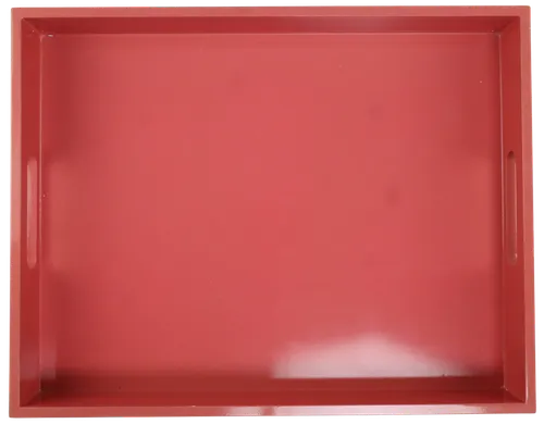 Coral Pink Decorative Tray