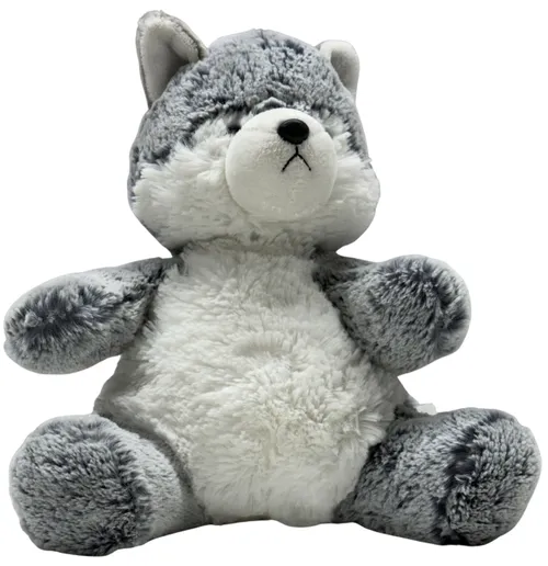 Grey Baby Wolf Plush Stuffed Animal