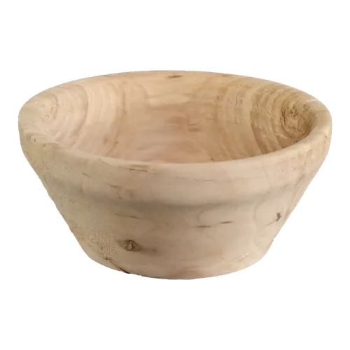 Raw Ash Wood Small Bowl