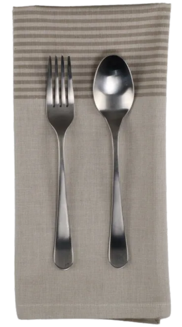 Beige With Tan Stripes Napkin