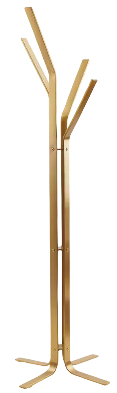 Gold Valentina Standing Coat Rack
