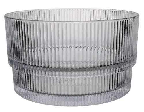Ribbed Glass Beverage Tub