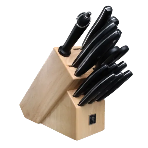Light Wood 13 Piece Knife Block Set