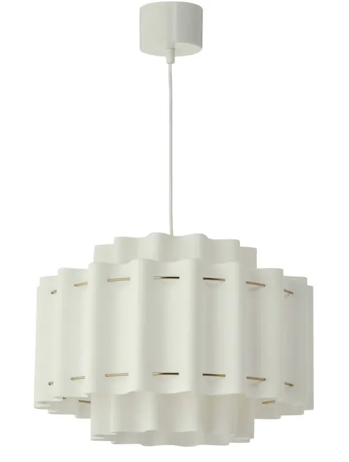Wavy Textile Pendant Light
