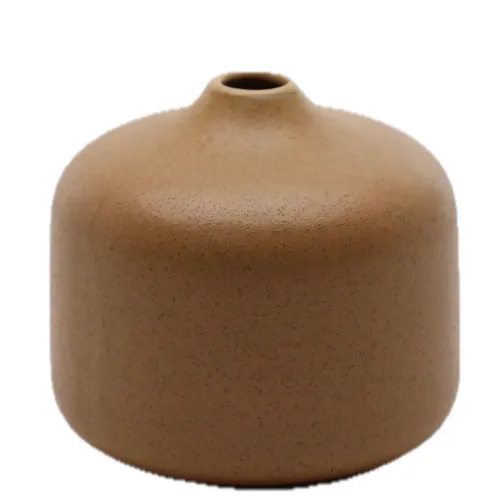 Brown Egg Ceramic Bud Vase
