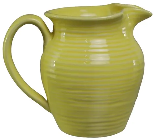 Sunflower Yellow Ribbed Pitcher