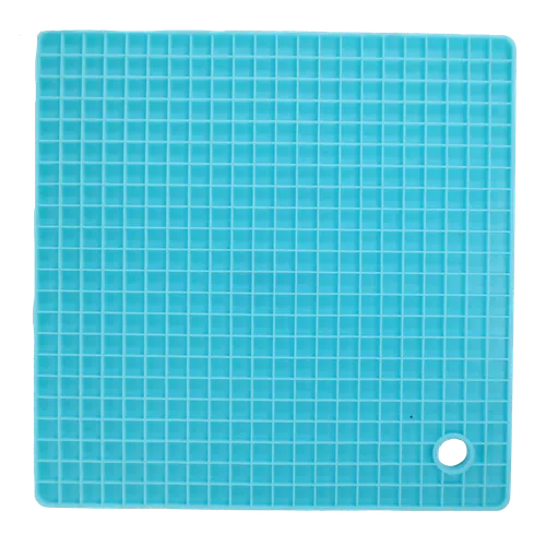 Cyan Blue Silicone Trivet