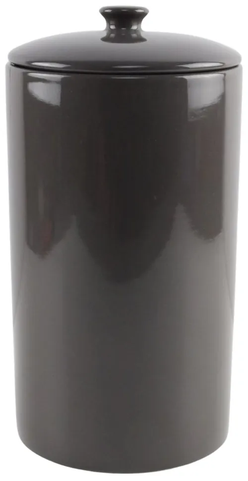 Putty Grey Ceramic Storage Canister