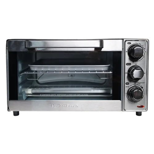 Brushed Metal Toaster Oven