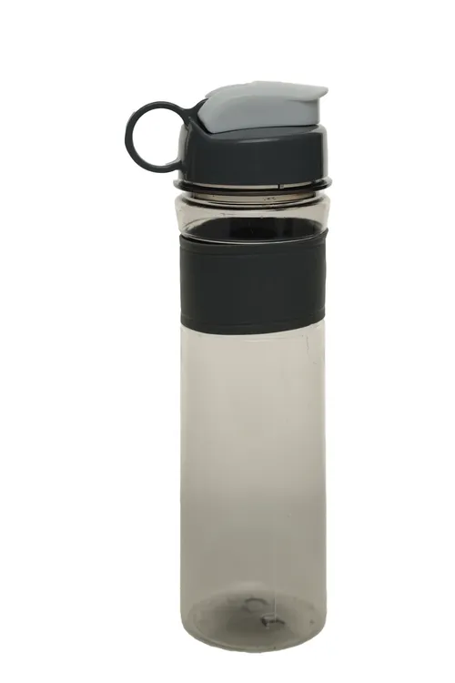 Davey's Grey Transparent Plastic Water Bottle