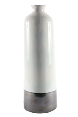 Boulette Beige & Graphite Ceramic Vase 24.5