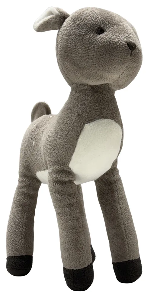 Grey Standing Deer Stuffed Animal