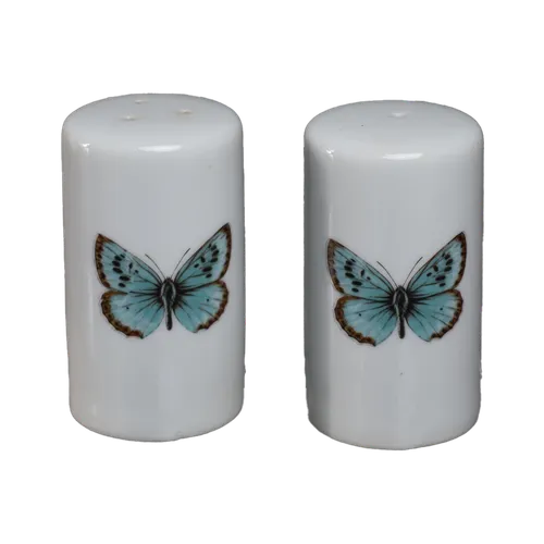 Blue Butterfly Salt & Pepper Shaker Set