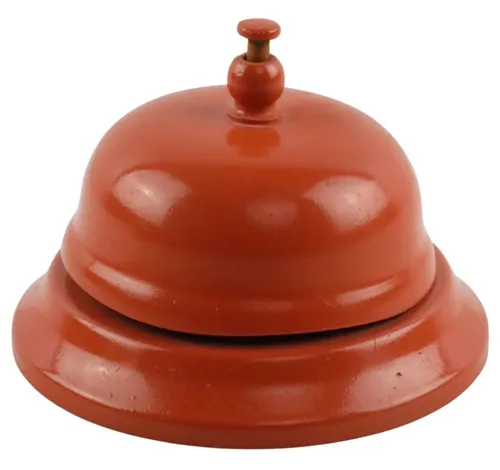 Orange Metal Call Bell