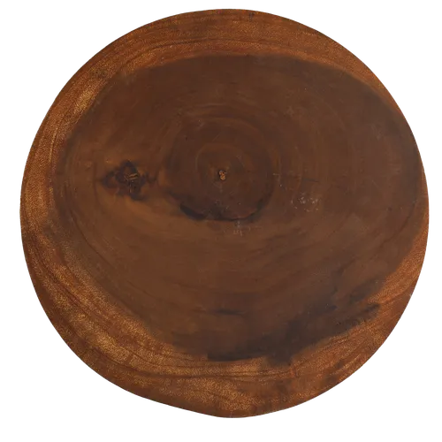 Red Wood Round Cutting Board