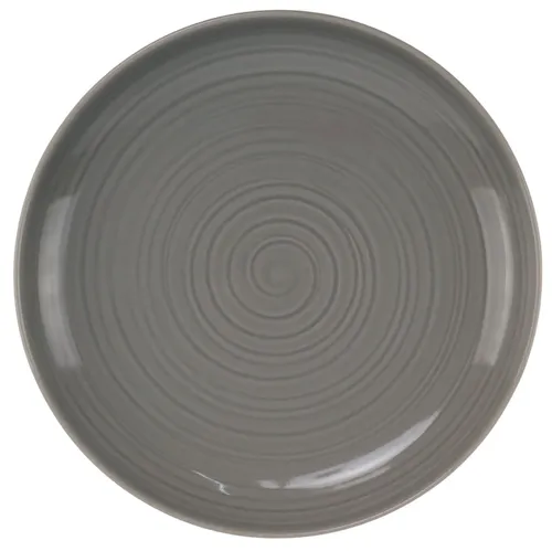 Grey Swirl Dinner Plate