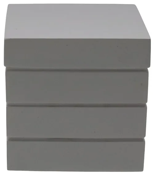 White Square Decorative Box With Lid