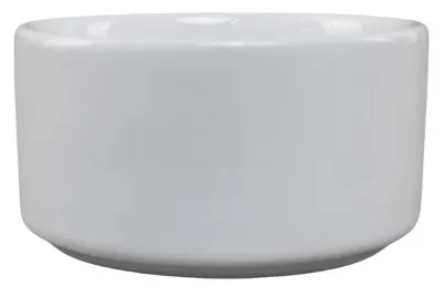 White Round Ceramic Small Pinch Bowl