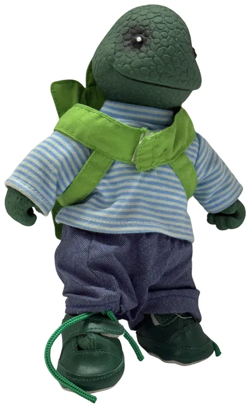 Hard Faced Turtle With Backpack Stuffed Animal