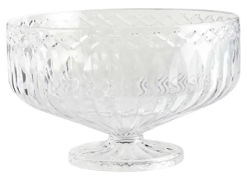 Glass Hatch Ice Bucket & Punch Bowl