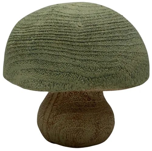 Green Wood Mushroom Figure