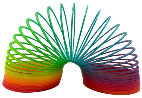 Multicolour Rainbow Slinky Toy