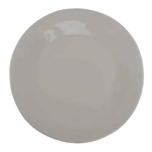 White Rimless Large Dinner Plate