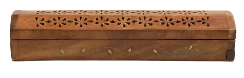 Wood Incense Burner Box
