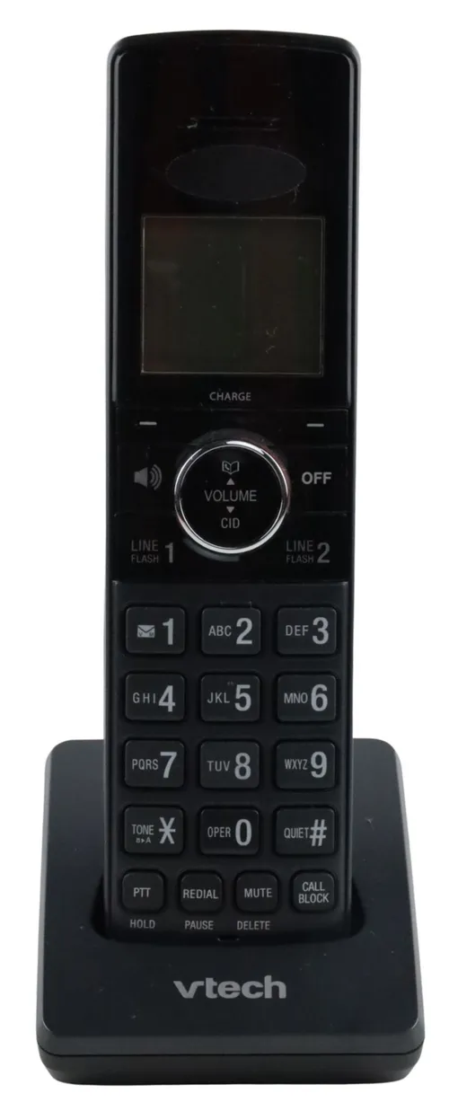 Matte Black Cordless Phone
