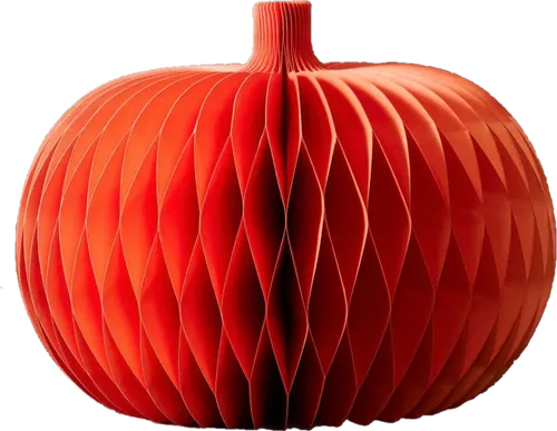 Small Orange Decorative Paper Pumpkin