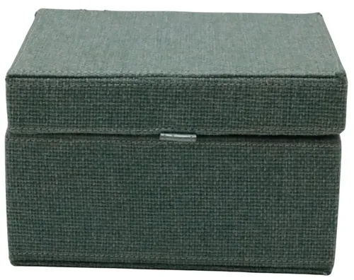 Sage Green Fabric Box With Lid