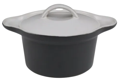 Grey Casserole Dish With Lid