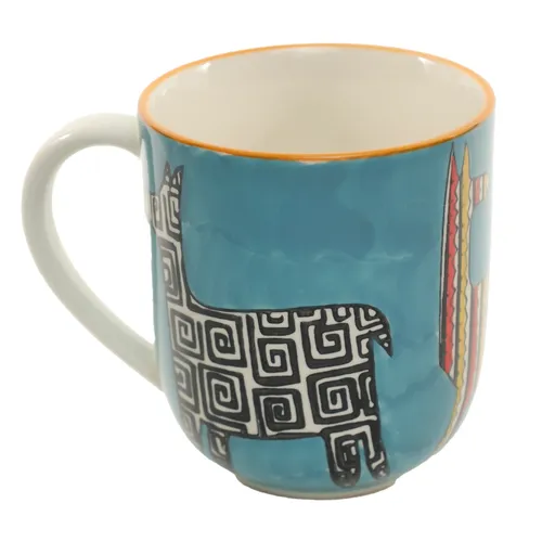 Blue Llama Parade Mug