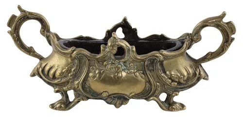 Ornate Brass Jardiniere Planter